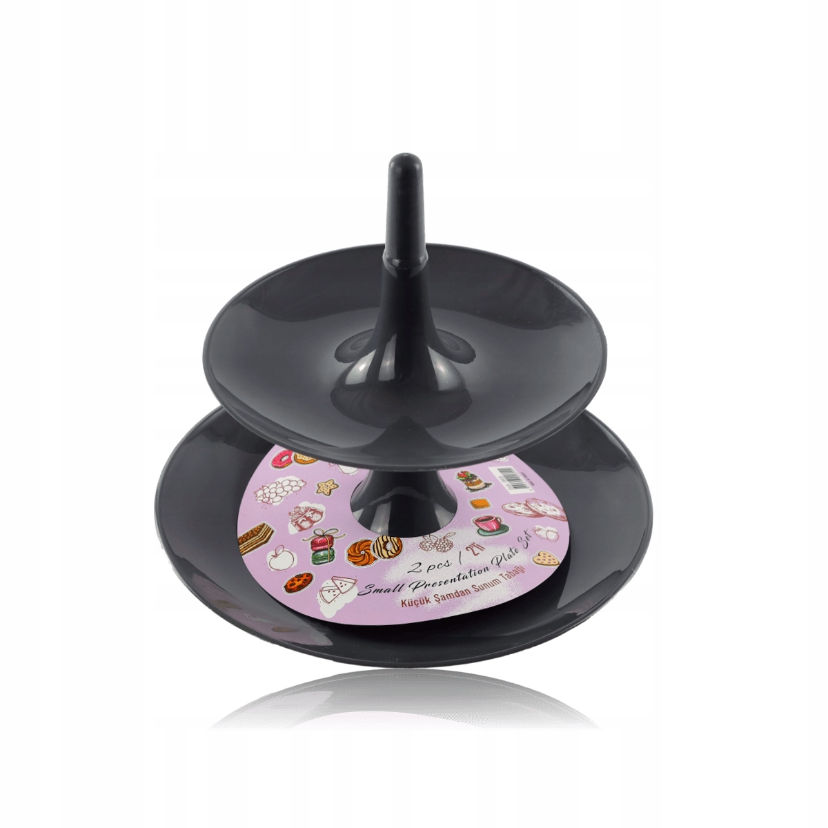 Patera piętrowa 2 poziomowa na ciasto owoce tort