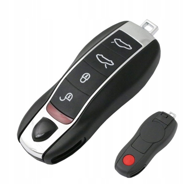 Dálkové Ovládání Porsche Panamera Klíček Klíč 4 Tlačítka Panic HU66 Nový
