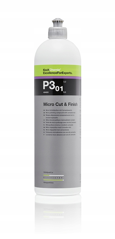 Koch Chemie Micro Cut & Finish P3.01 dokončovacia leštiaca pasta 1L
