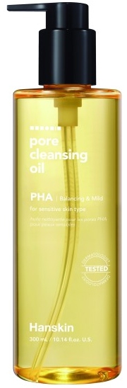 hanskin Pore Cleansing Oil Pha olejek oczyszczający do demakijażu 300ml
