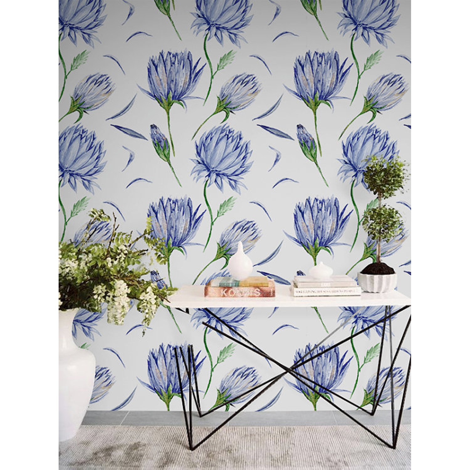 

Samoprzylepna fototapeta Kwiat indygo 104x70 cm