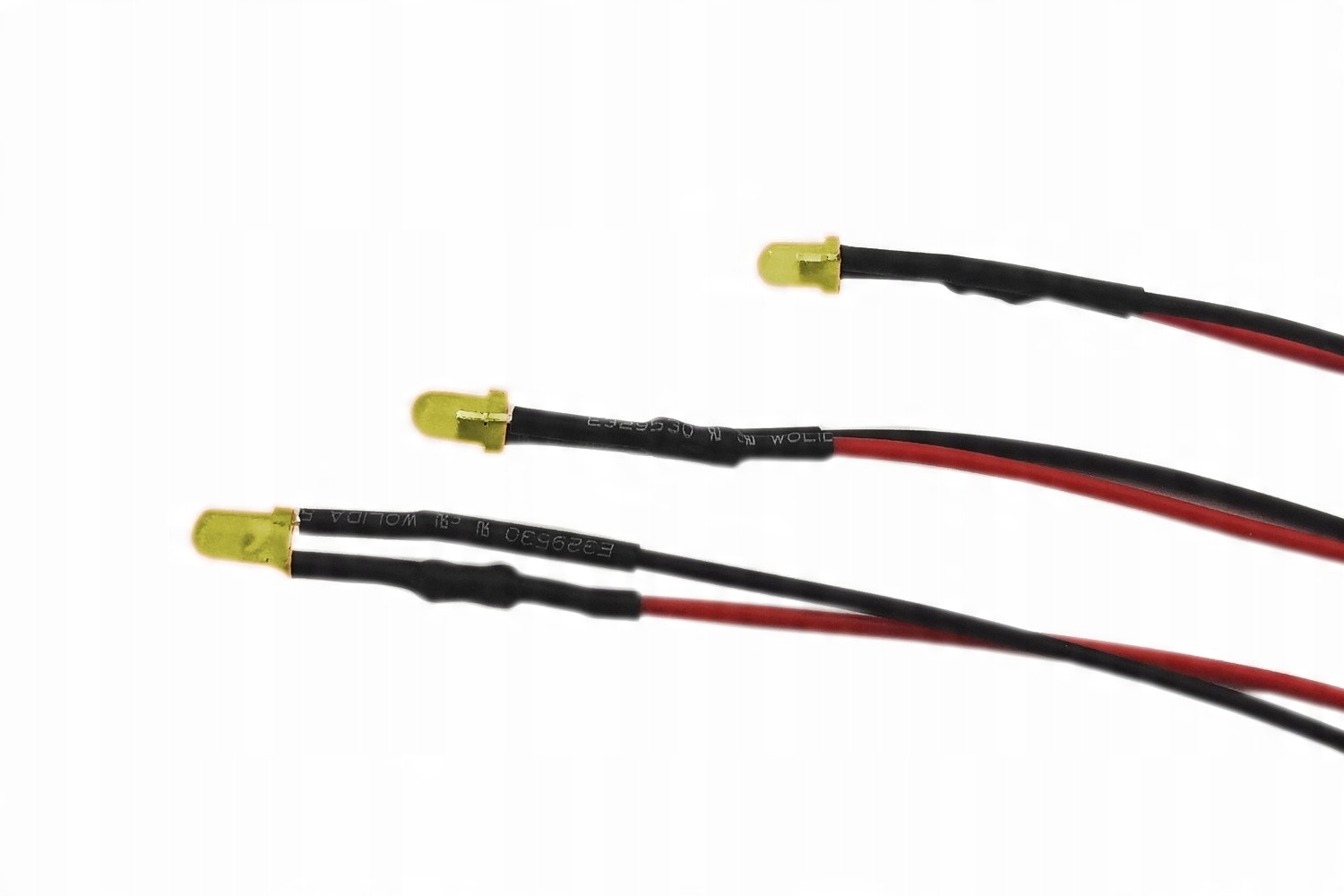 

Dioda Led 3mm 12V żółta z przewodem 20cm matowa