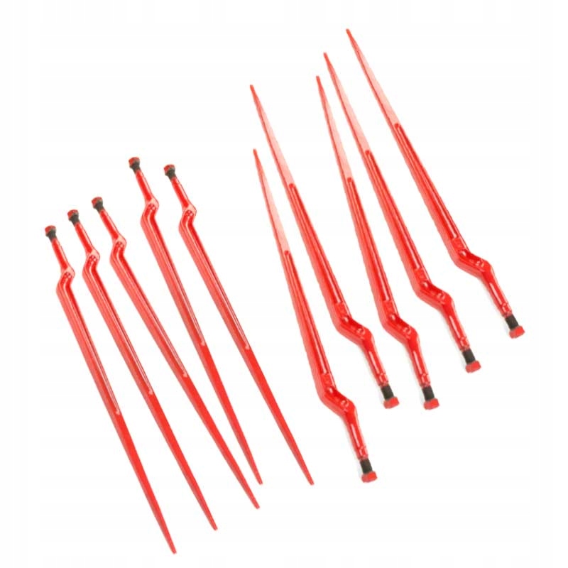 ZĄB WYGIĘTY Z NAKRĘTKĄ 880mm M22x1,5 + tulejka