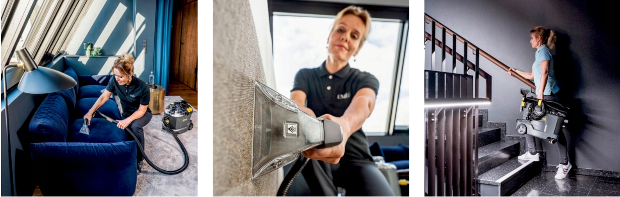 URZĄDZENIE SPRYSKUJĄCO-ODSYSAJĄCE PUZZI 8/1 1200/40W 71L/S KARCHER Pojemność zbiornika na brudną wodę 7 l