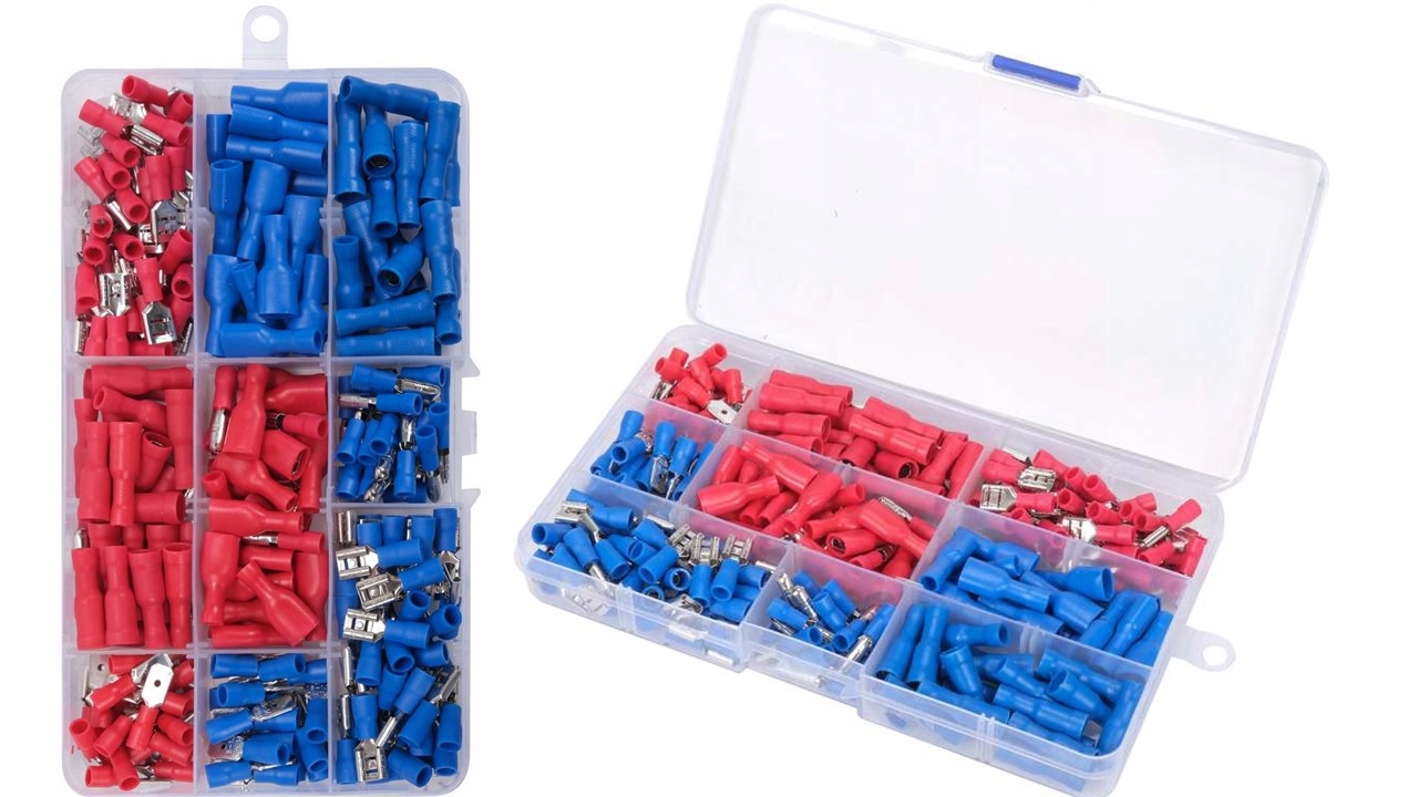 Zestaw Złączy Elektrycznych 240 Sztuk Samochodow