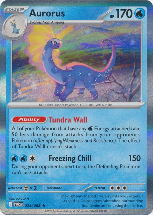 Aurorus (POR 024) Holo