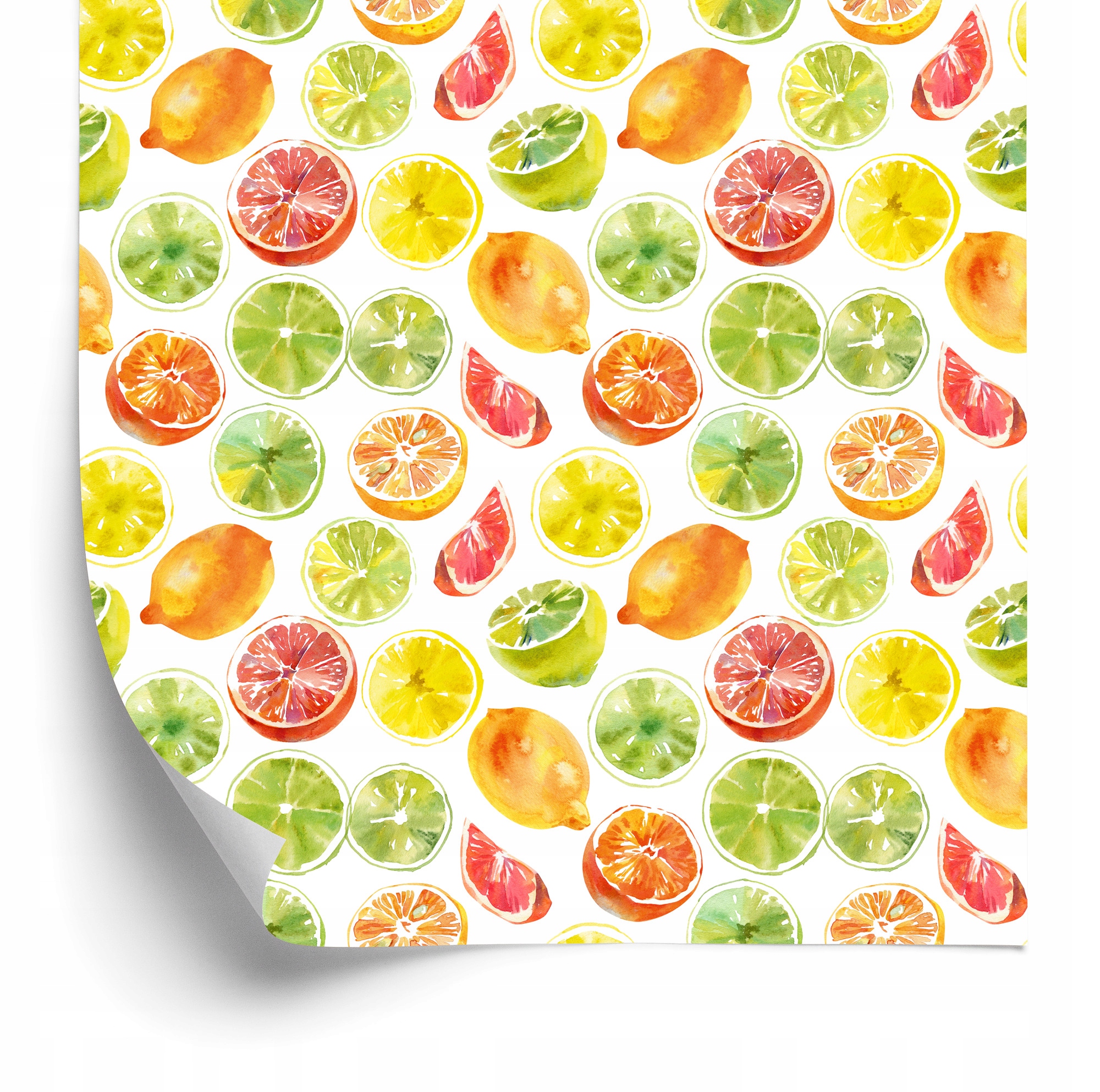 Tapeta Citróny Limetka Pomaranče, Kuchyňa 53x1000 cm