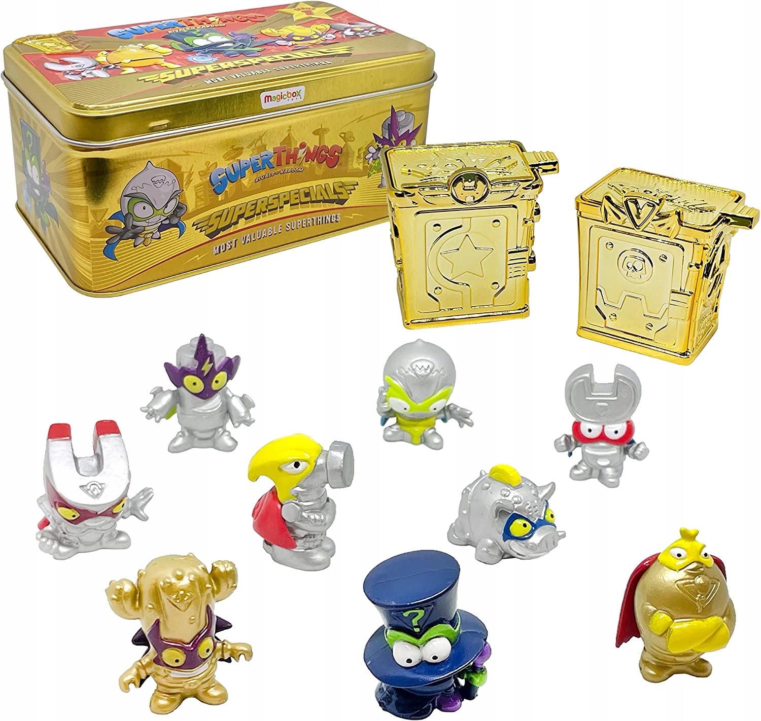 

Super Zings Things Złota Puszka 9 Figurek Seria 1