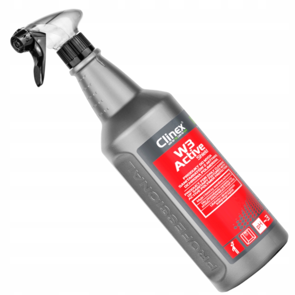 

Clinex W3 Active Shield mycie muszli pisuarów 1L