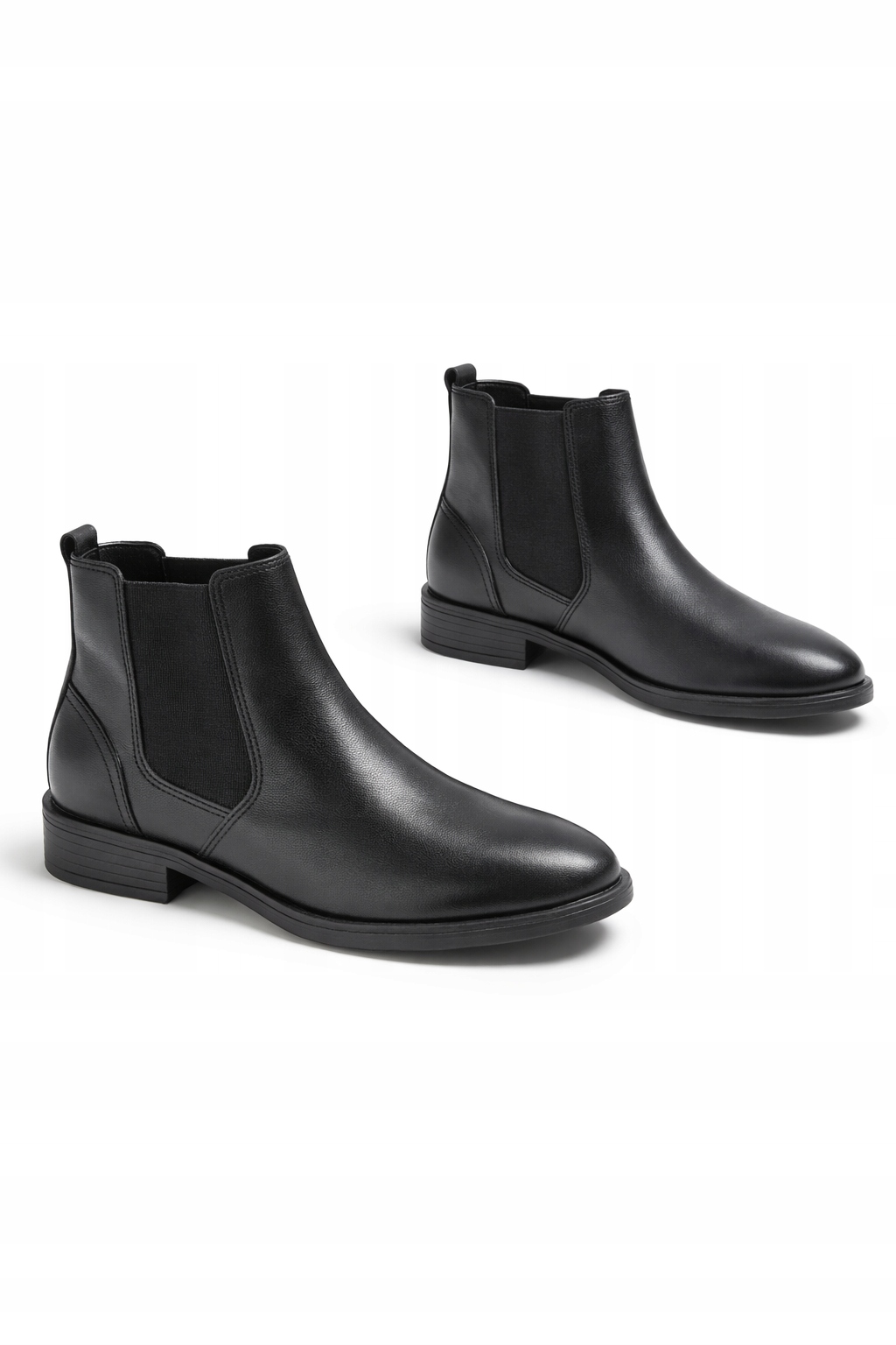 Geox Černé Kožené Kotníkové Boty 45 I1C