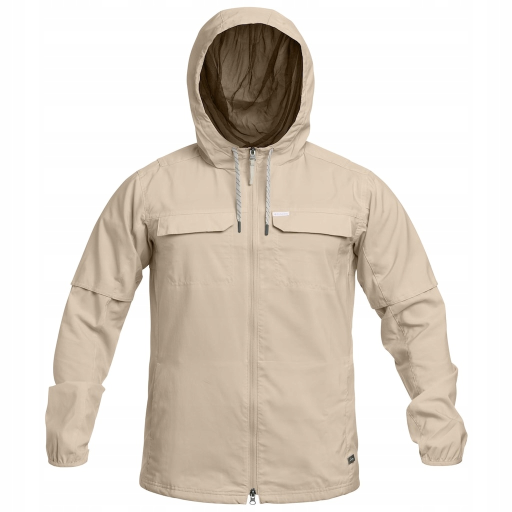 Bunda Columbia Skien Valley Hooded Insect Shield Ancient Fossil/Shark XL