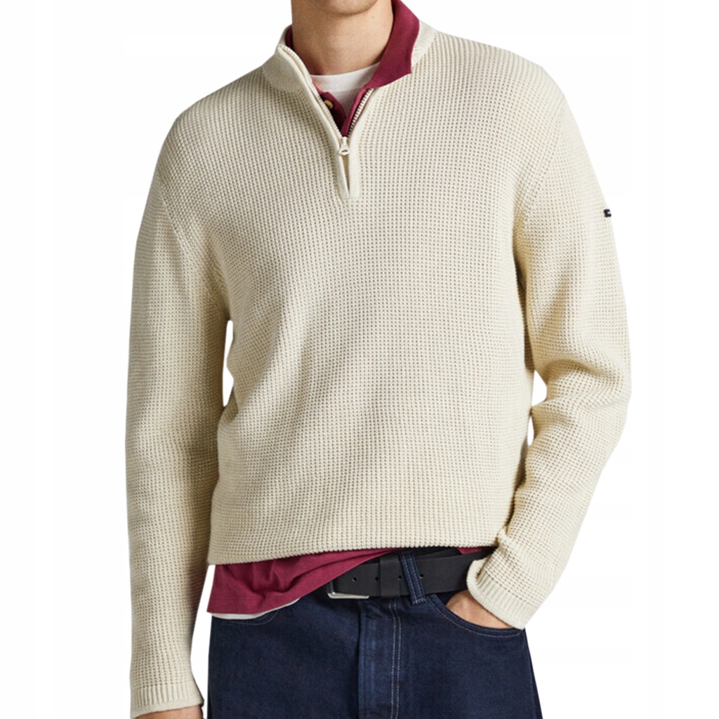 Pánský svetr Pepe Jeans King PM702348 Ecru