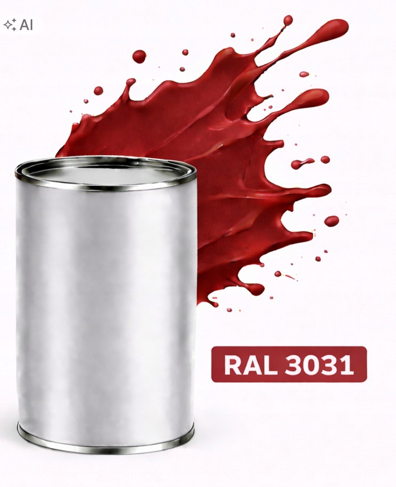 Ral 3031 Alkydový smalt lesklý Barva na kov ocel 1L