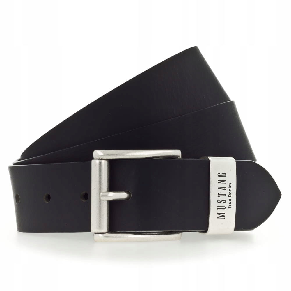 Pánský Pásek Ke Kalhotám Z Přírodní Kůže, Široký Jako Dárek Mustang 80