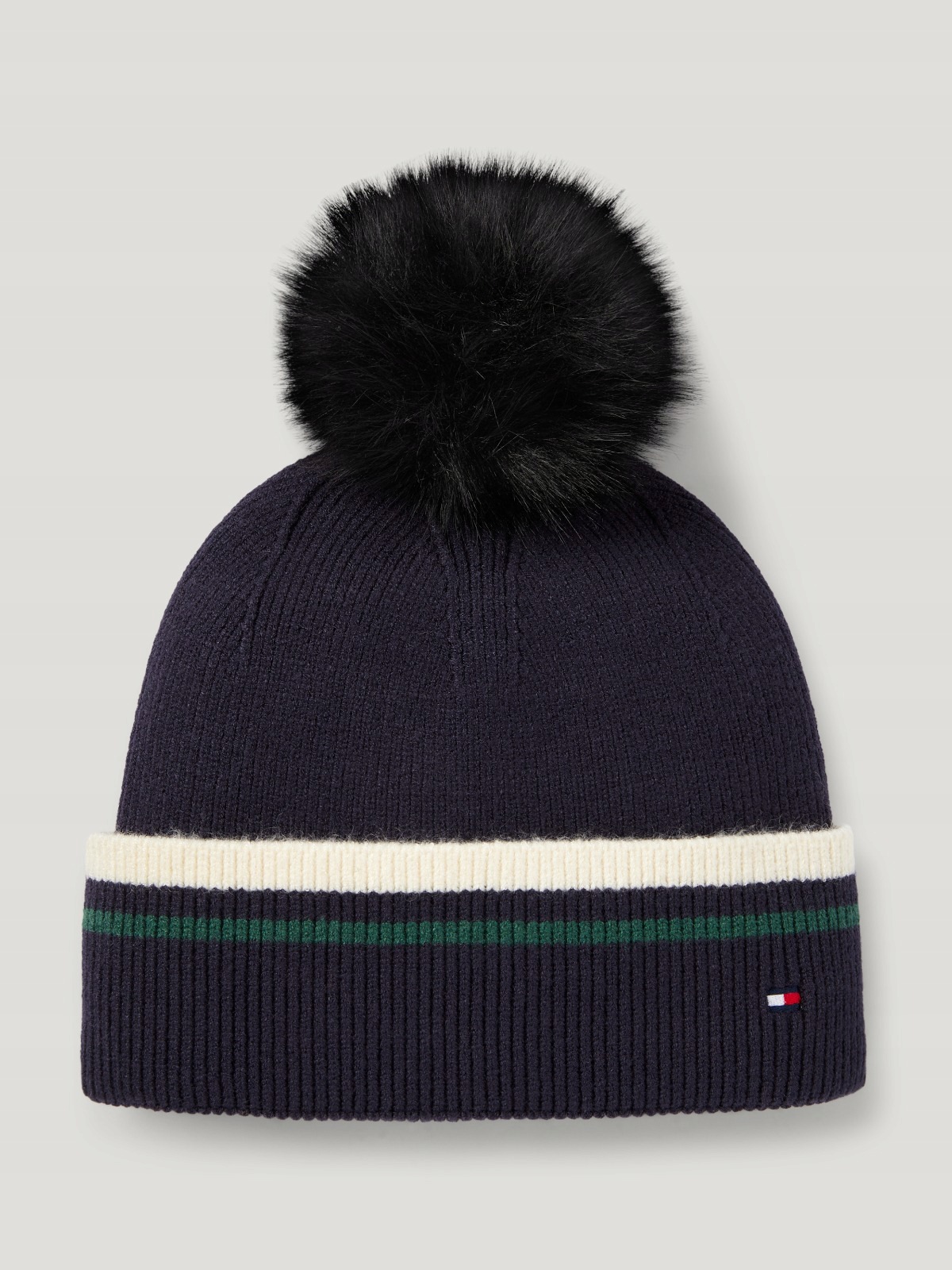 Tommy Hilfiger, Czapka Dean Pom Pom, Desert Sky