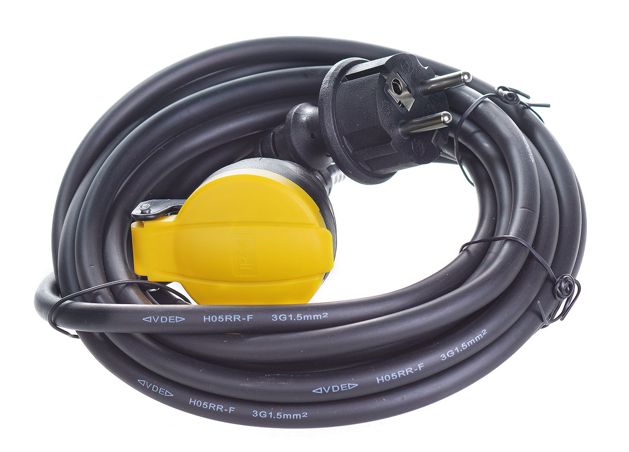 Prodlužovací Kabel gumový, jednoduchý, hermetický, 20M, 3x1,5 IP44