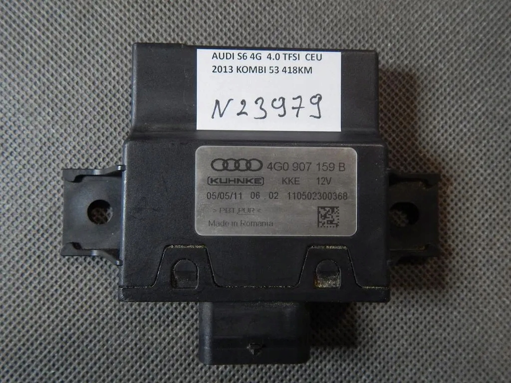 AUDI A6 S6 4G module control unit DZWIEKU 4G0907159B
