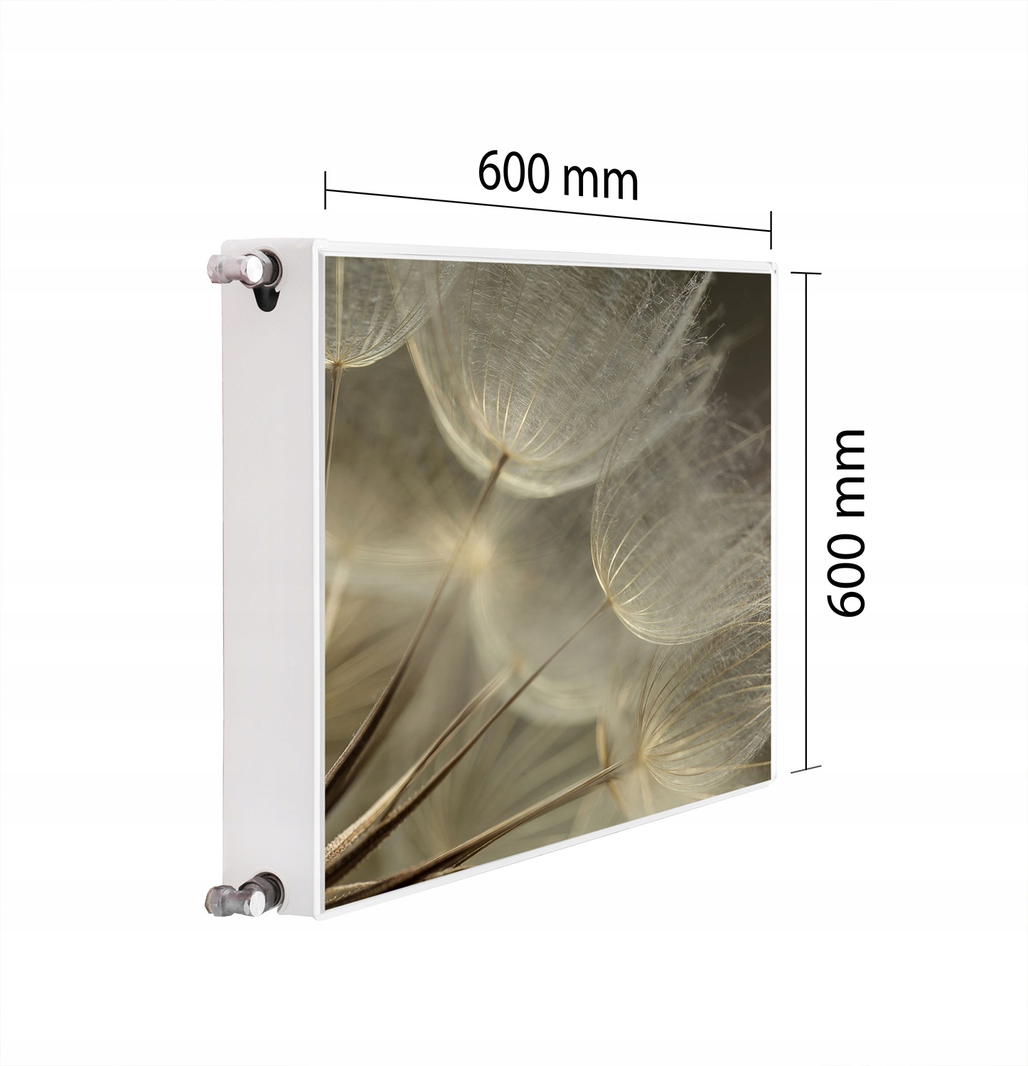 Magnetická Krytka Na Radiátor 60x60 Pampeliška Podložka Magnet