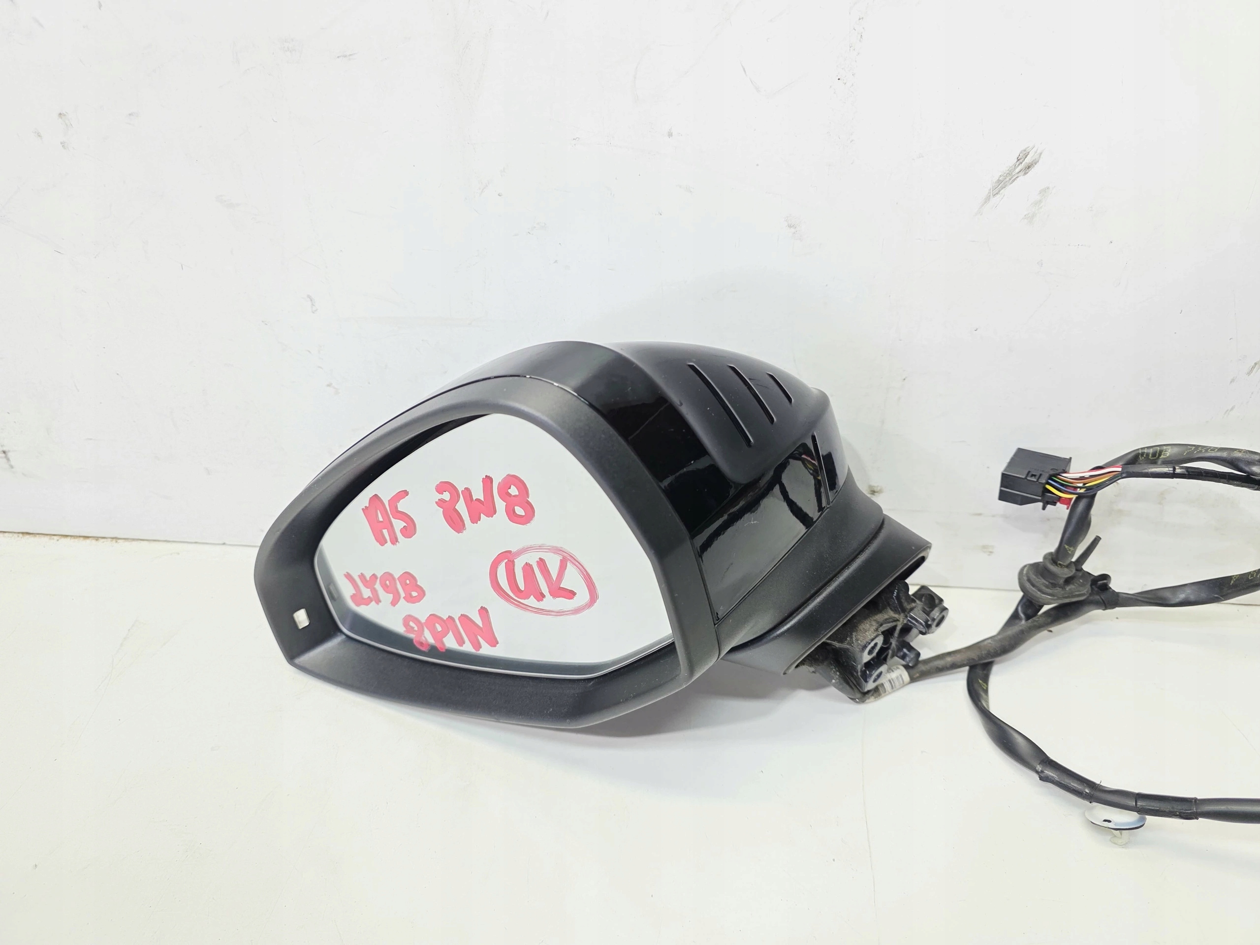 mirror exterior right AUDI A5 8W8 SPORTBACK LY9B 8 PIN UK