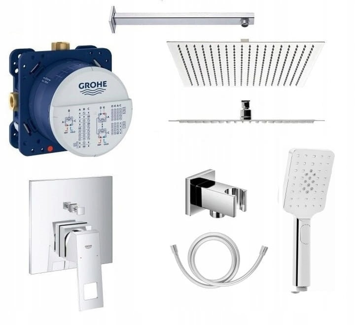 

Grohe Eurocube Bateria Podtynkowa Deszczownica 30