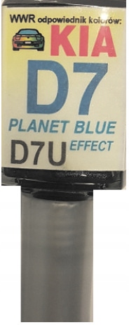 KIA D7/D7U PLANET BLUE LAKIER SAMOCHODOWY ZAPRAWKA DO RYS 10 ML ARASYSTEM