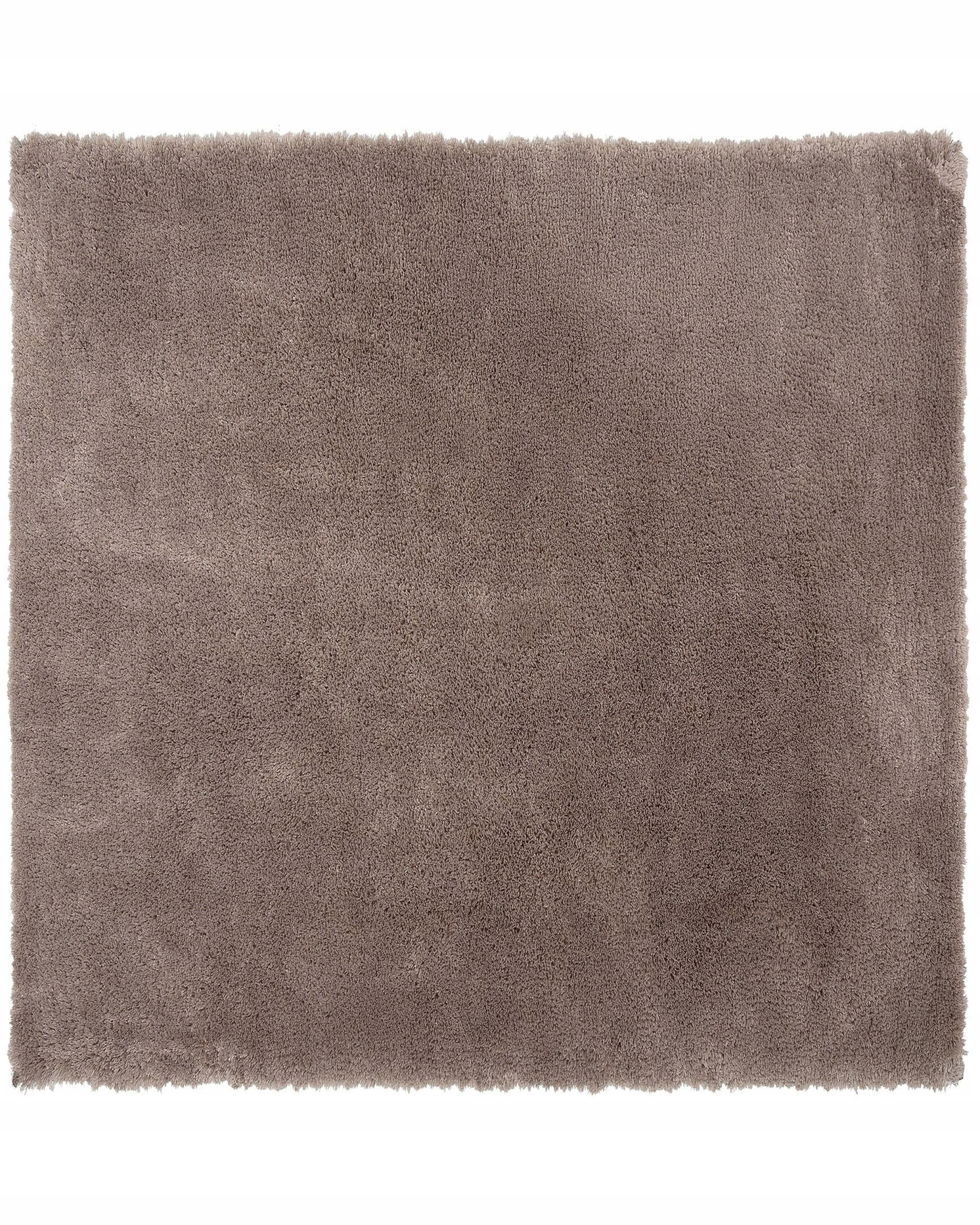 Dywan shaggy gruby 200x200 cm brązowy