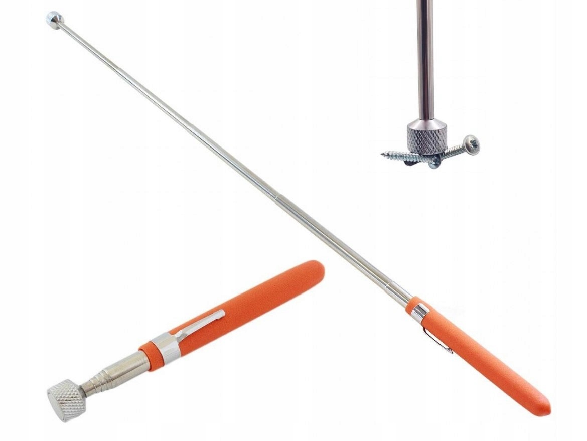CHWYTAK MAGNETYCZNY TELESKOPOWY MAGNES NEODYMOWY DŁUGOŚĆ 660mm