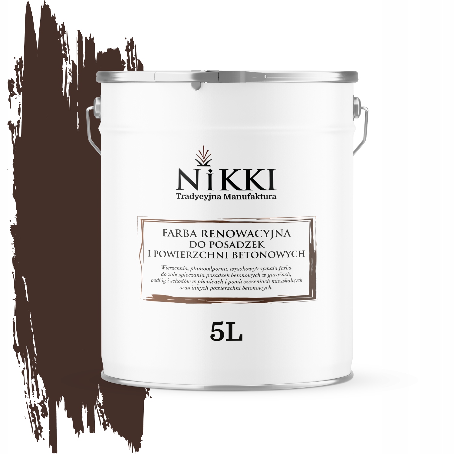 Farba Na Renováciu Betónových Podláh 5 L Čokoládovo Hnedá RAL8017 Mat