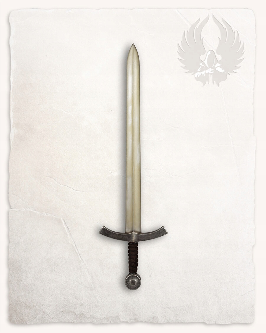 Stříbrný Krátký Meč Heinrich 2. Vydání Zbraň Larp