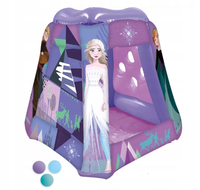FROZEN ELSA ANNA Dmuchany namiot basen z piłeczkami John Królowa Lodu