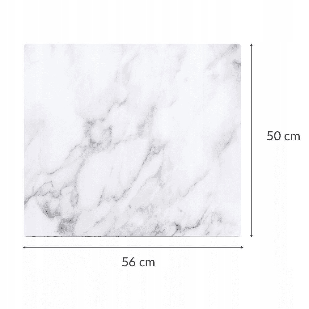 Żaroodporna płyta ochronna marmur 50x56 cm Długość 50 cm