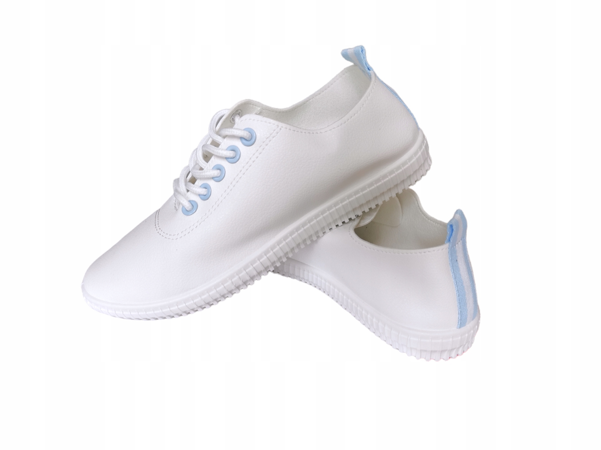 BIAŁE TRAMPKI SKÓRZANE TENISÓWKI 40 Kolekcja wiosna lato