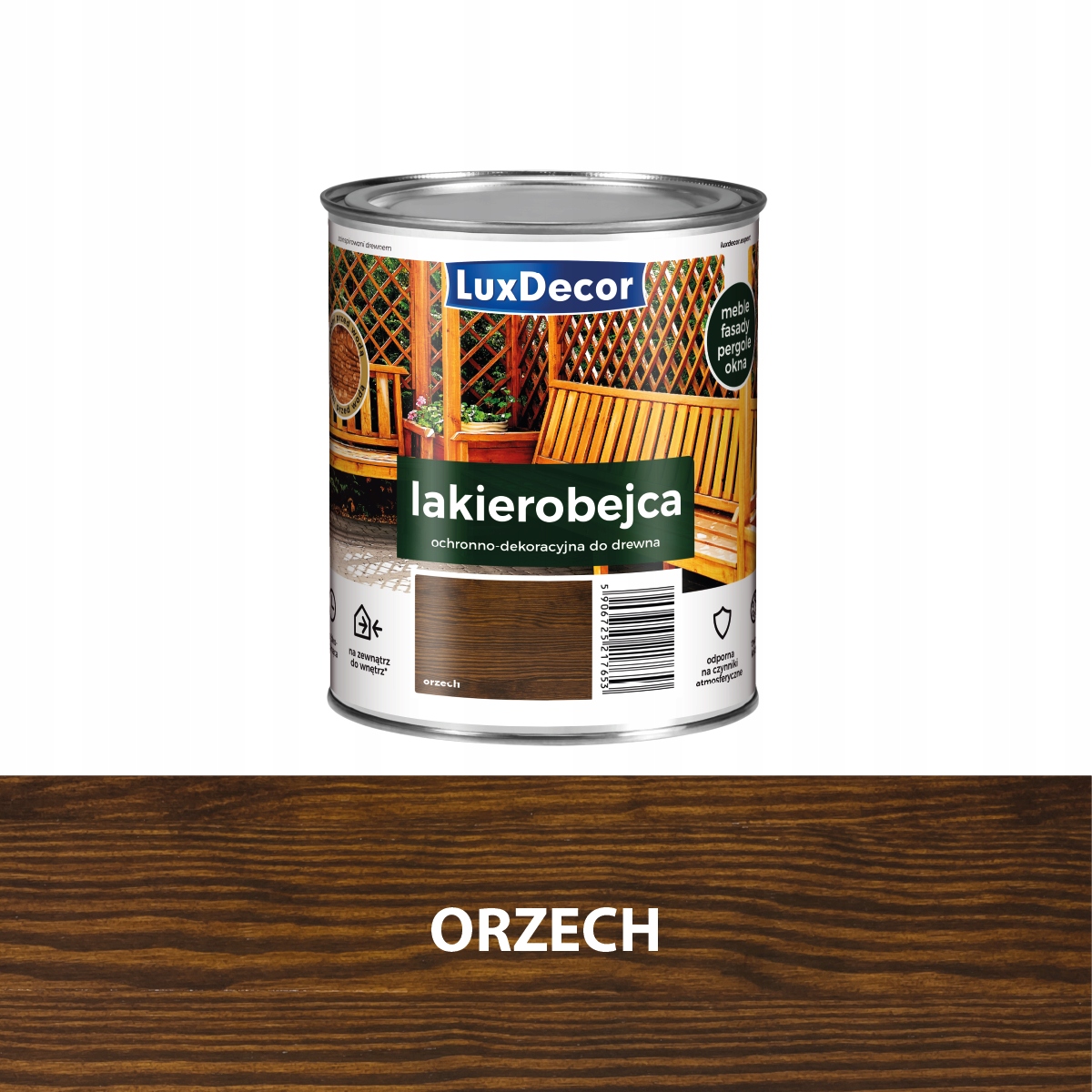 LUXDECOR LAKIEROBEJCA DO DREWNA 2,2L ORZECH