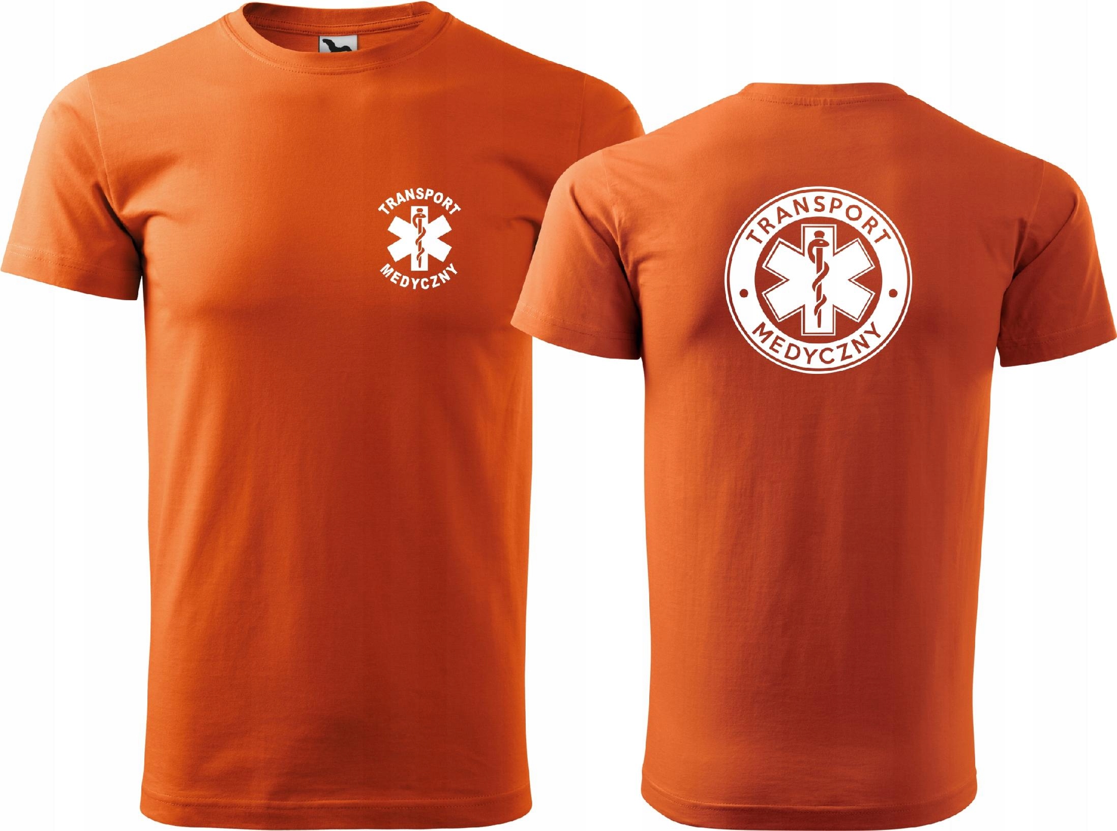 

Koszulka męska z nadrukiem Transport Medyczny XXL