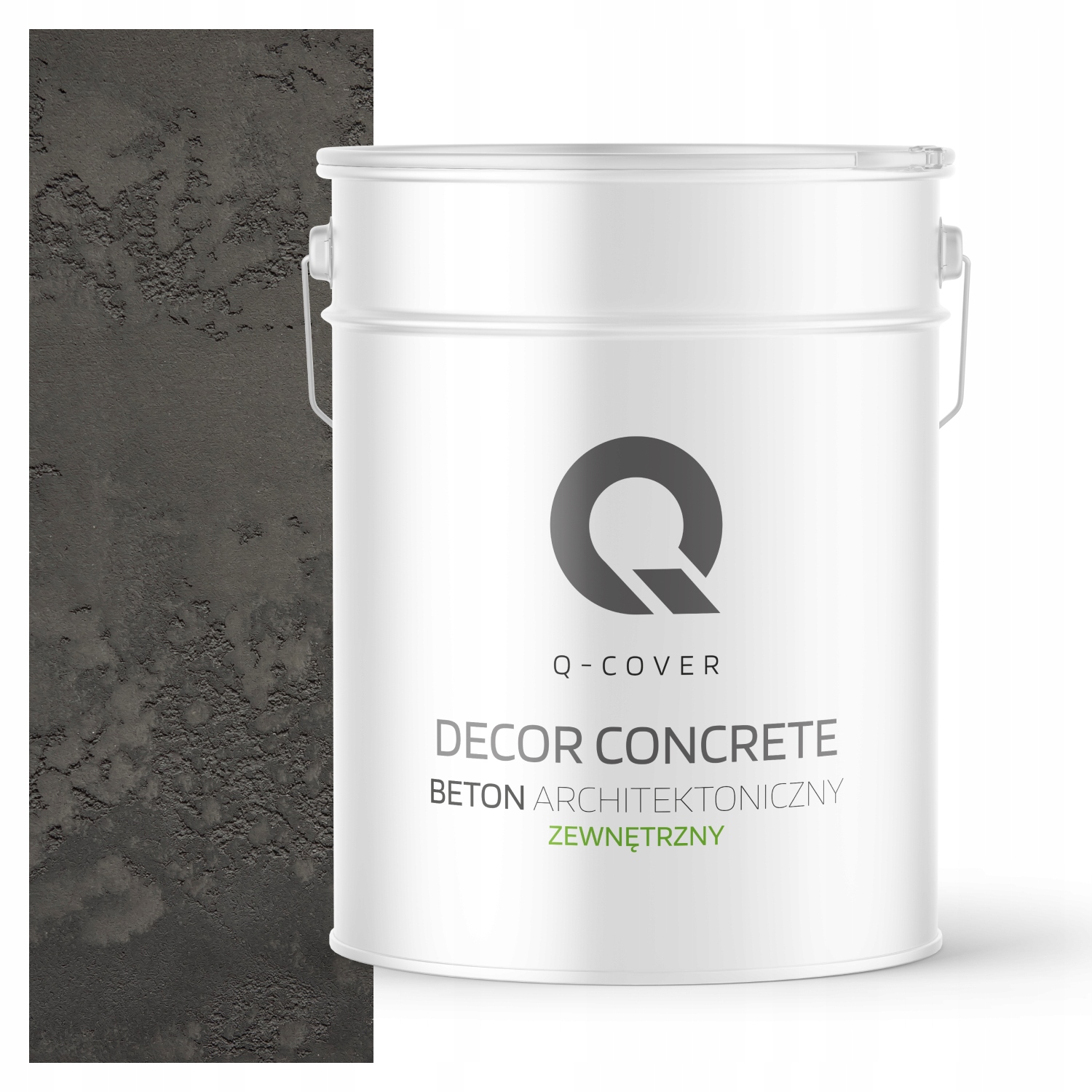 Vnější Architektonický Beton 10m2 15kg Ozdobný Efekt Šedý Tmavý F276