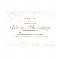 

Certyfikat Bride to Be rosegold