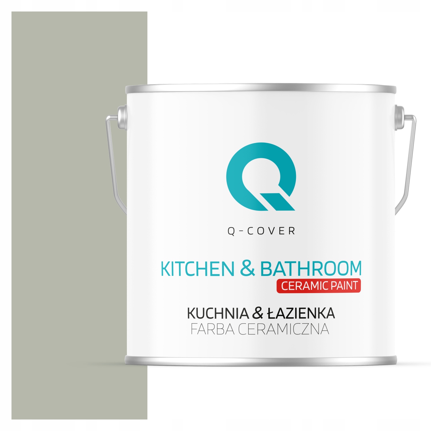 Farba Kúpeľňa Kuchyňa Vodotesná Farba Khaki H1747 Hlboká Matná 5L Nástenná