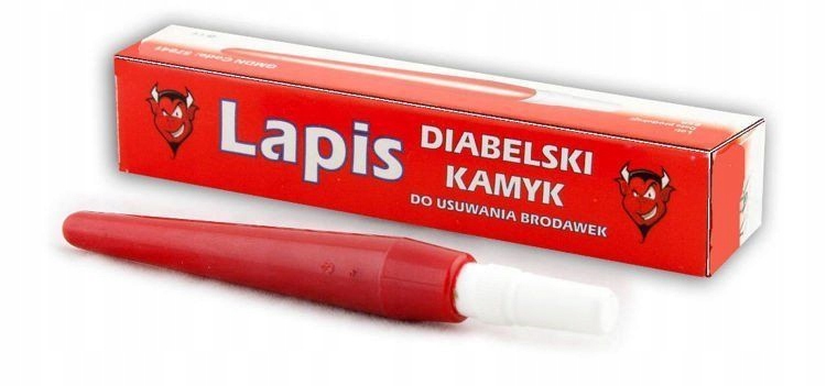 

Lapis diabelski kamyk Na Brodawki Kurzajki AgNO3