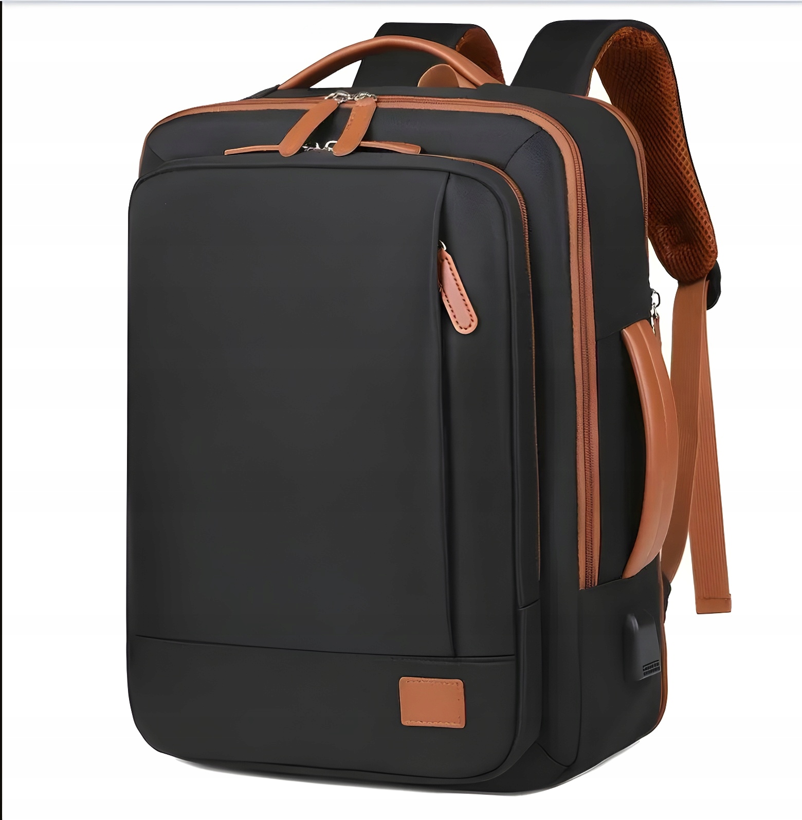 Walizka bagaż do samolotu podręczny plecak turystyczny czarny pojemny 2w1