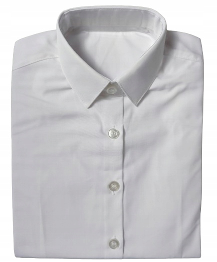 BIAŁA wizytowa KOSZULA George REGULAR FIT 179-183 Rękaw krótki rękaw