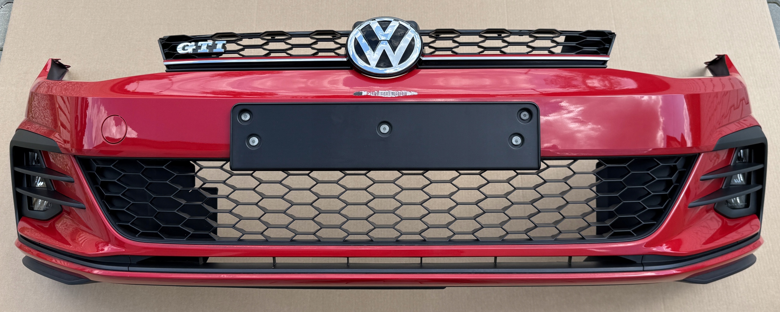 bumper front VW GOLF 7 VII LIFT GTI HB original LY3D IDEAL as new