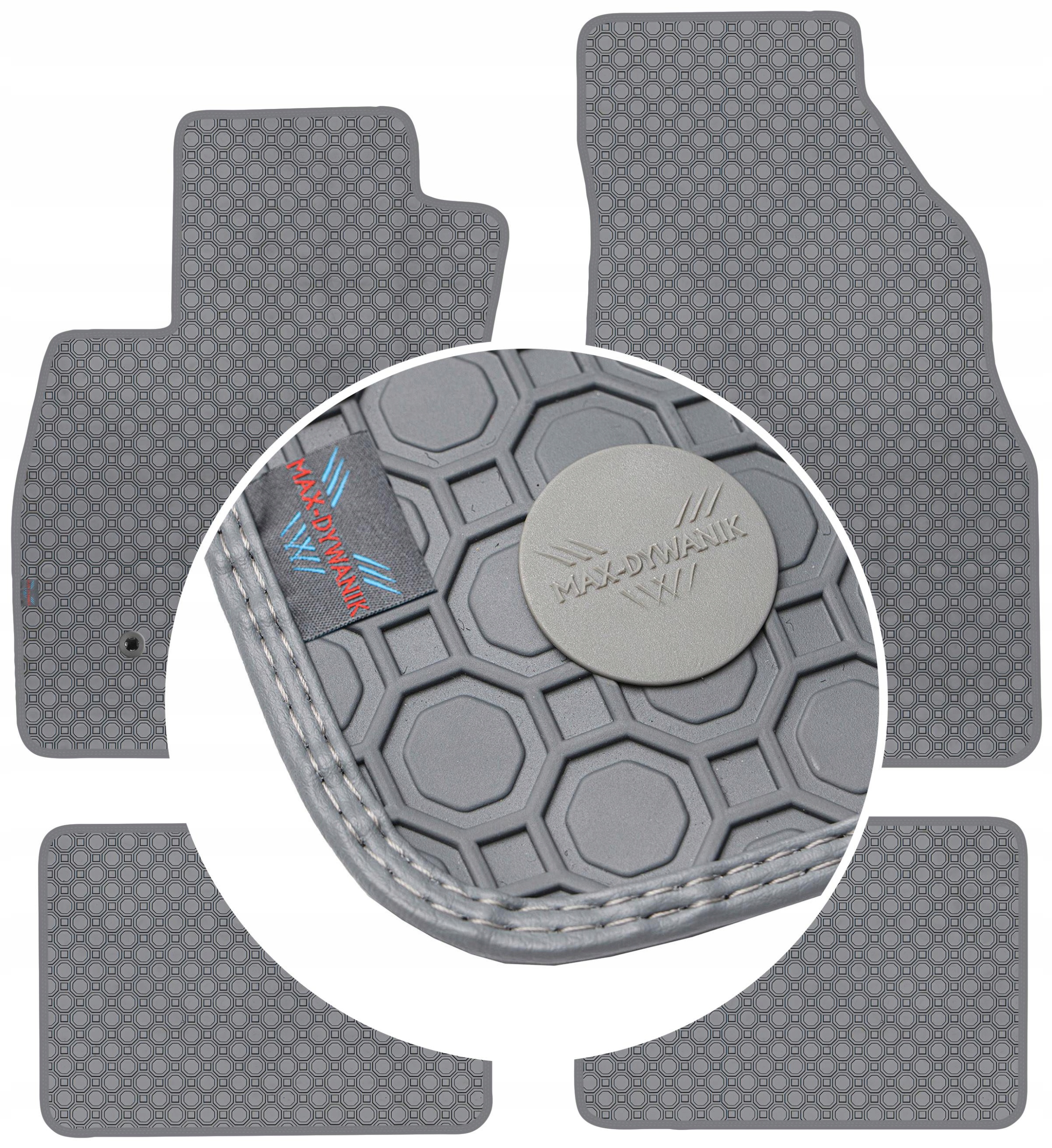 Fiat Doblo II 5os 2010 Koberce Popielate