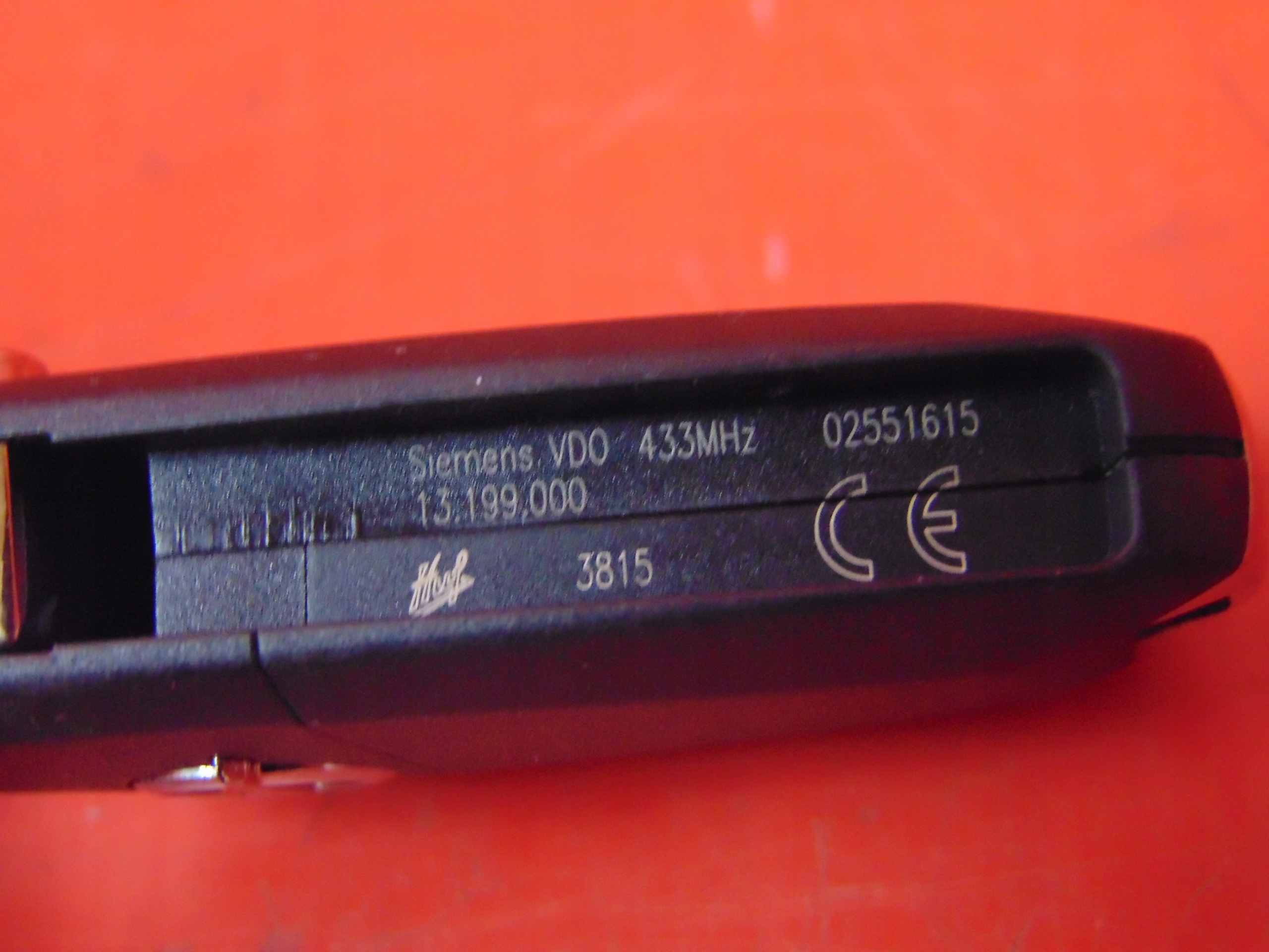 OPEL CORSA C key PILOT SCYZORYK 02551615