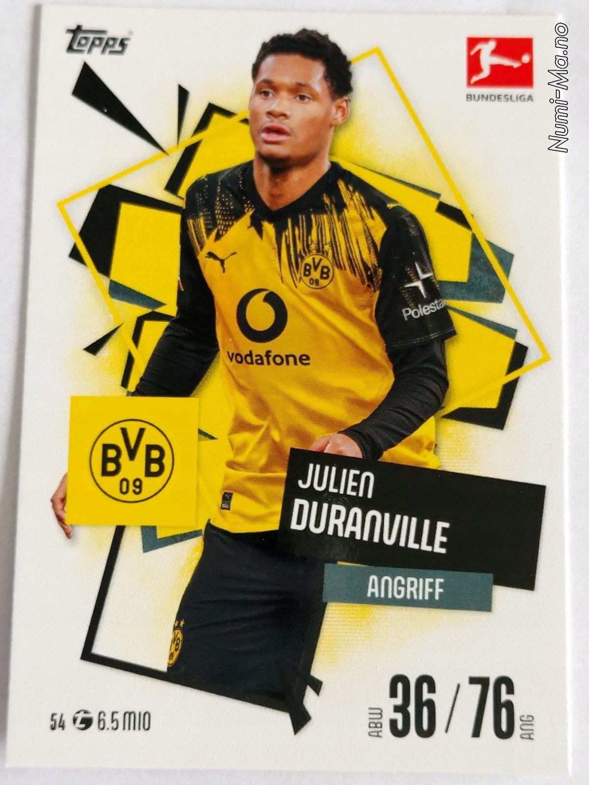 Match Attax 2025/26 Bundesliga NR.054 Borussia Dort. Duranville 4802
