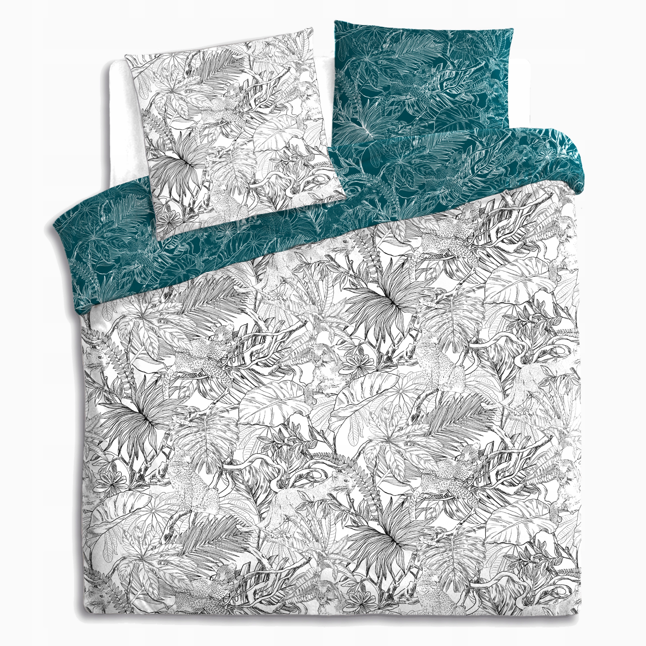 

Komplet Pościeli dwustronna Jungle Bawełna 240x220