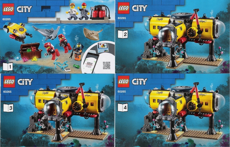 Lego INSTRUKCJA 60265 Ocean Exploration Base NOWA