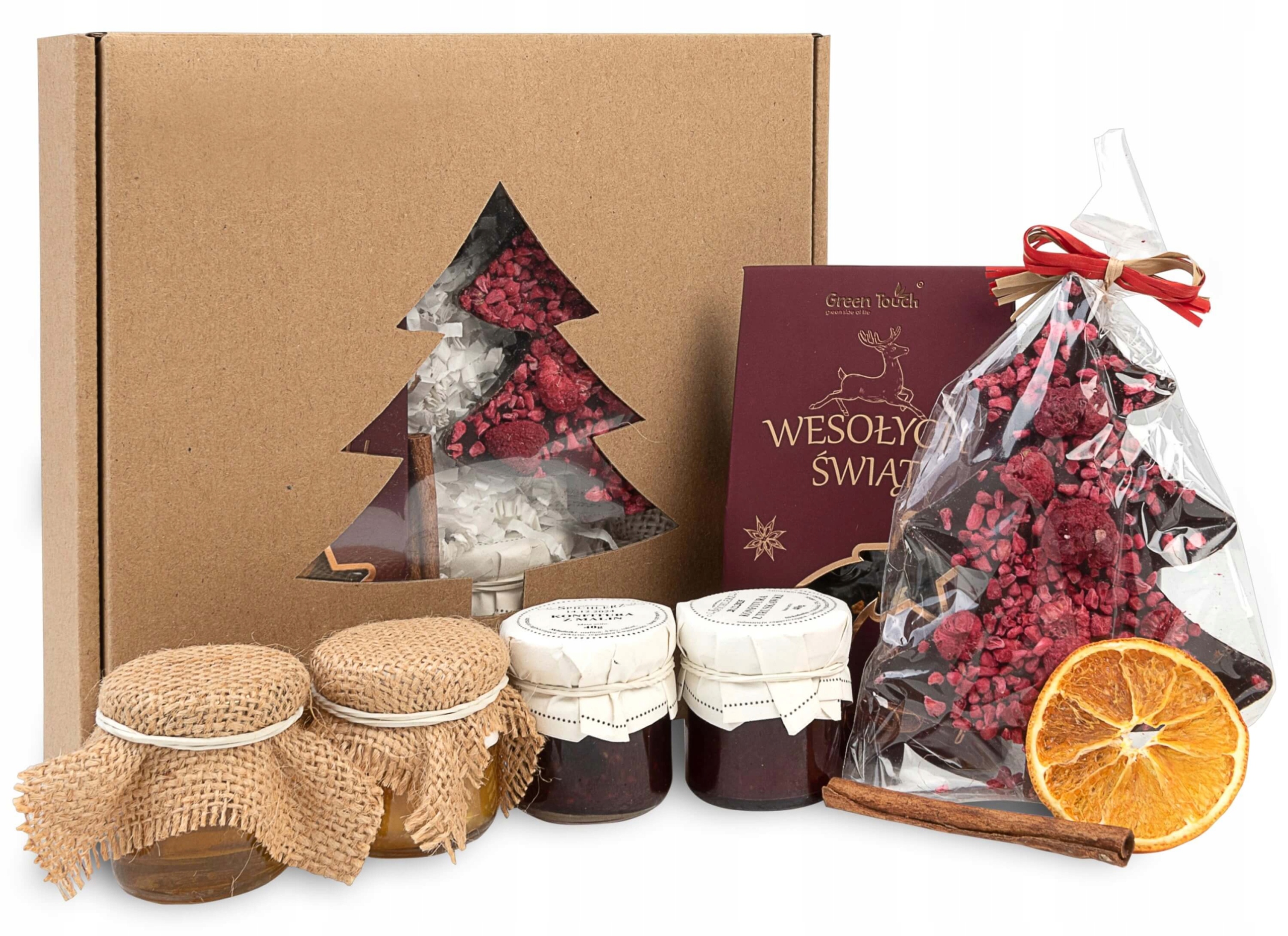 Levně Dárková Sada Vánoční Dárek Čaj Džemy Čokoláda Na Vánoce