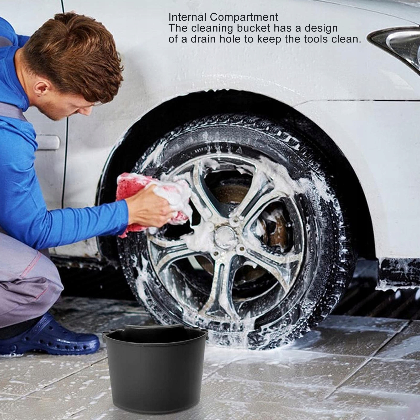 CZYSZCZENIA WIELOFUNKCYJNE WIADRO DO MYCIA SAMOC Producent bez marki