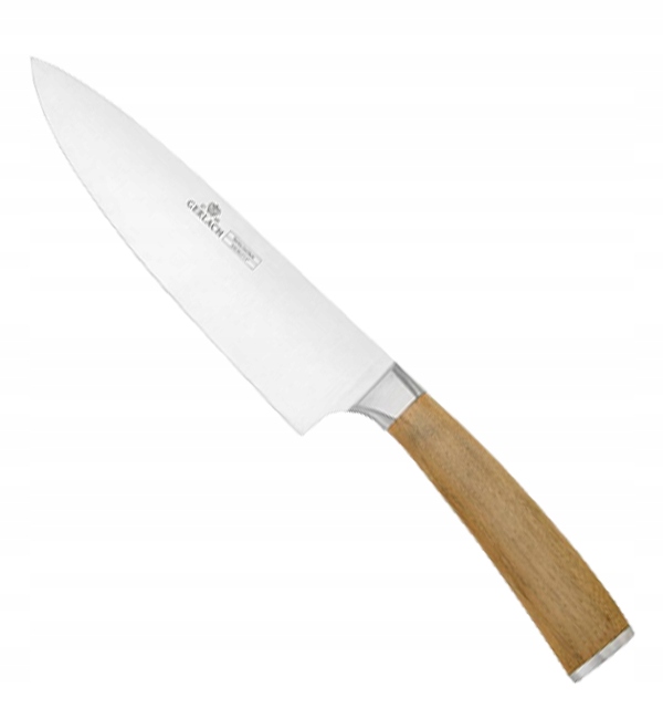 

Gerlach Natur 320 Nóż Szefa Kuchni 8'' Stal Drewno