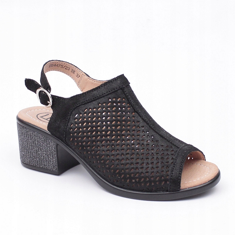 Filippo DS4475 Černé Sandálky Na Podpatku vel.